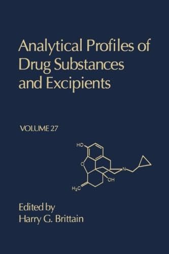 9780123918055: Analytical Profiles of Drug Substances and Excipients