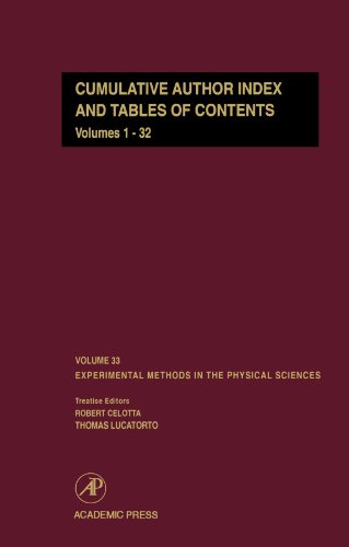 Stock image for Cumulative Author Index and Tables of Contents Volumes 1-32: Author Cumulative Index for sale by Revaluation Books