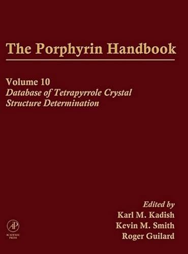 Stock image for The Porphyrin Handbook Volume 10 for sale by Ria Christie Collections