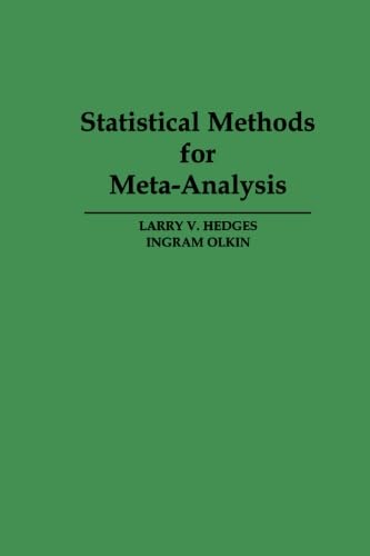 Imagen de archivo de Statistical Method For Meta-Analysis a la venta por Revaluation Books