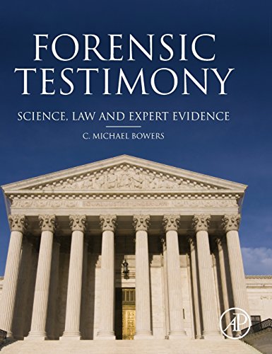 Stock image for Forensic Testimony: Science, Law and Expert Evidence for sale by Chiron Media