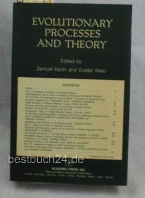 9780123987617: Evolutionary Processes and Theory