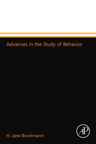 Stock image for Advances in the Study of Behavior for sale by Revaluation Books