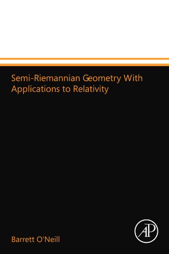 Imagen de archivo de Semi-Riemannian Geometry With Applications to Relativity a la venta por Book Deals