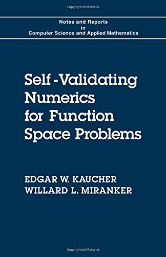 Imagen de archivo de Self-Validating Numbers for Function Space Problems a la venta por Anybook.com