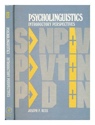Stock image for Psycholinguistics : Introductory Perspectives for sale by Reader's Corner, Inc.