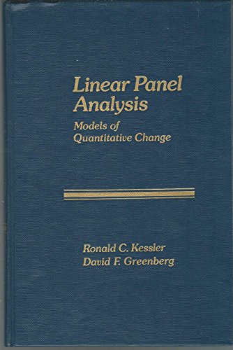 Beispielbild fr Linear Panel Analysis: Models of Quantitative Change zum Verkauf von Wonder Book