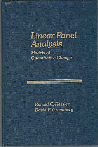 Stock image for Linear Panel Analysis: Models of Quantitative Change for sale by Wonder Book