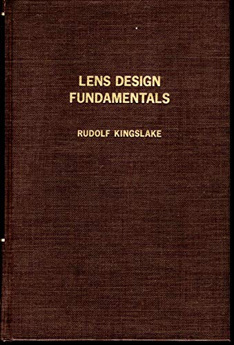 Stock image for Lens Design Fundamentals for sale by Better World Books: West