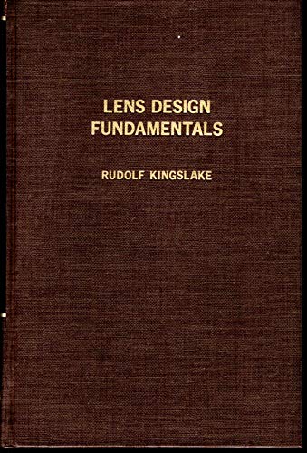 Stock image for Lens Design Fundamentals for sale by Recycle Bookstore