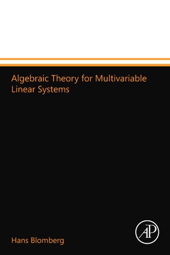 9780124109865: Algebraic Theory for Multivariable Linear Systems