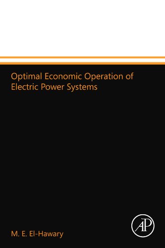 9780124109933: Optimal Economic Operation of Electric Power Systems