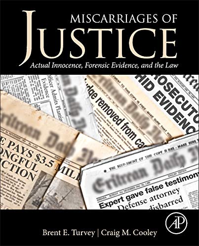 Imagen de archivo de Miscarriages of Justice: Actual Innocence, Forensic Evidence, and the Law a la venta por HPB-Red