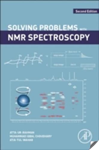 Imagen de archivo de Solving Problems with NMR Spectroscopy a la venta por Chiron Media