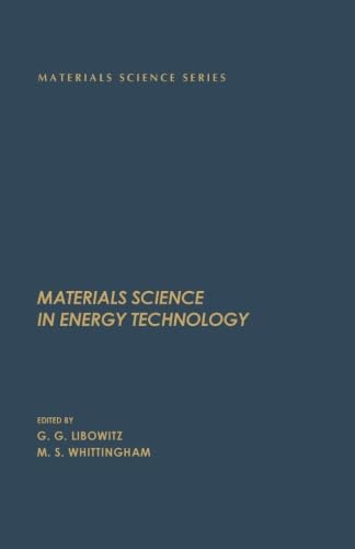 9780124142374: Materials Science in Energy Technology