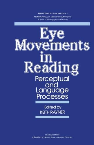 Stock image for Eye Movements in Reading: Perceptual and Language Processes for sale by ThriftBooks-Dallas