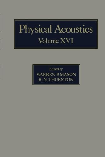 Immagine dell'editore per Physical Acoustics V16: Principles and Methods venduto da Revaluation Books