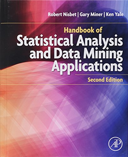 Imagen de archivo de Handbook of Statistical Analysis and Data Mining Applications a la venta por GoldenWavesOfBooks