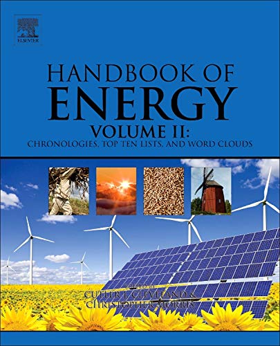 Imagen de archivo de Handbook of Energy: Chronologies, Top Ten Lists, and Word Clouds a la venta por Books Unplugged