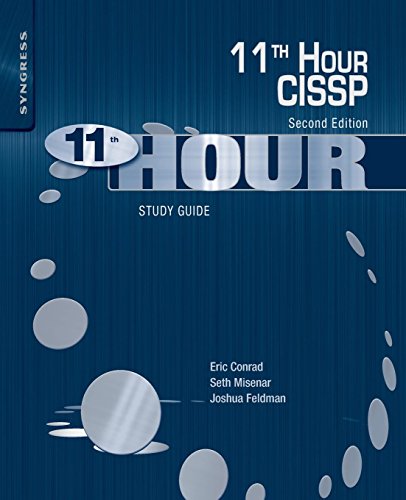 Stock image for Eleventh Hour CISSP: Study Guide for sale by SecondSale