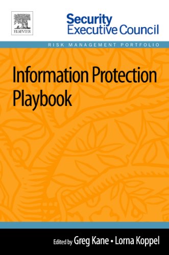 Stock image for Information Protection Playbook, (Risk Management Portfolio) for sale by Chiron Media