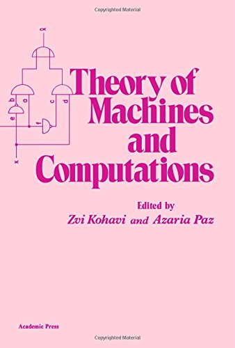 Beispielbild fr Theory of Machines and Computations. zum Verkauf von G. & J. CHESTERS