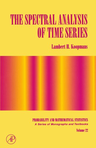 9780124192515: The Spectral Analysis of Time Series (Probability and Mathematical Statistics)