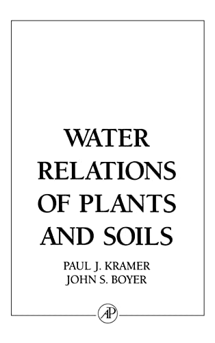 Beispielbild fr Water Relations of Plants and Soils zum Verkauf von Better World Books