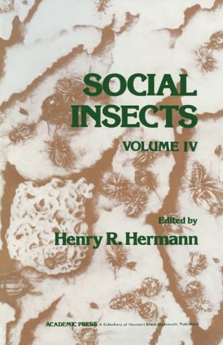 Stock image for Social Insects, Volume IV for sale by Revaluation Books