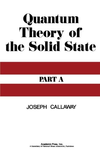 Stock image for Quantum Theory of the Solid State, Part A for sale by Revaluation Books