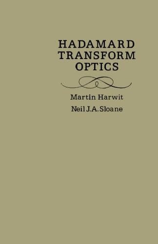Stock image for Hadamard Transform Optics for sale by GF Books, Inc.