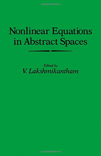 Beispielbild fr Nonlinear equations in abstract spaces zum Verkauf von BookDepart