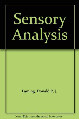 Imagen de archivo de Sensory Analysis a la venta por La Playa Books