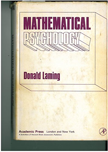 Imagen de archivo de Mathematical Psychology. a la venta por G. & J. CHESTERS