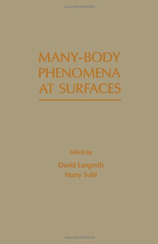 Many-Body Phenomena at Surfaces.