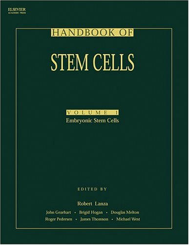 9780124366411: Handbook of Stem Cells: Vol 1