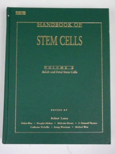 Imagen de archivo de Handbook of Stem Cells: Embryonic Stem Cells, Vol. 1 a la venta por Wonder Book