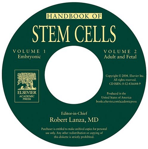 9780124366442: Handbook of Stem Cells