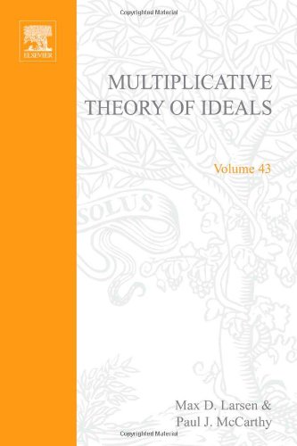 Beispielbild fr Multiplicative Theory of Ideals zum Verkauf von Better World Books