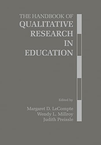 Stock image for The Handbook of Qualitative Research in Education for sale by Blackwell's