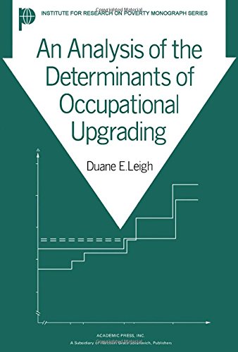 Imagen de archivo de Analysis of the Determinants of Occupational Upgrading a la venta por Alien Bindings