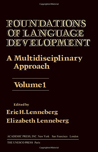 9780124437012 Foundations Of Language Development V 1 9780124437012 Foundations Of Language Development V 1