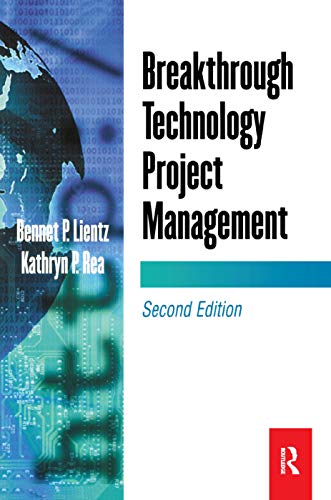 Beispielbild fr Breakthrough Technology Project Management zum Verkauf von Better World Books