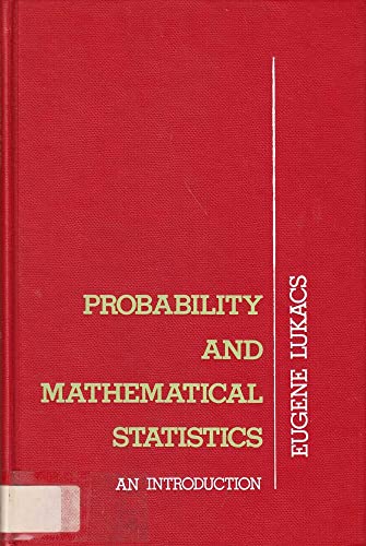 Imagen de archivo de Probability and Mathematical Statistics : An Introduction a la venta por Better World Books