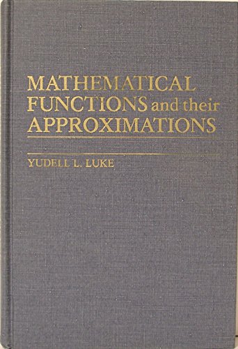 Stock image for Mathematical Functions and Their Approximations for sale by Hawking Books