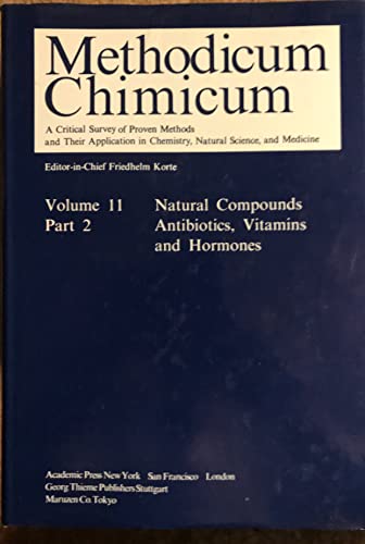 Beispielbild fr Methodicum Chimicum : A Critical Survey of Proven Methods and Their Application in Chemistry, Natural Science and Medicine zum Verkauf von Better World Books