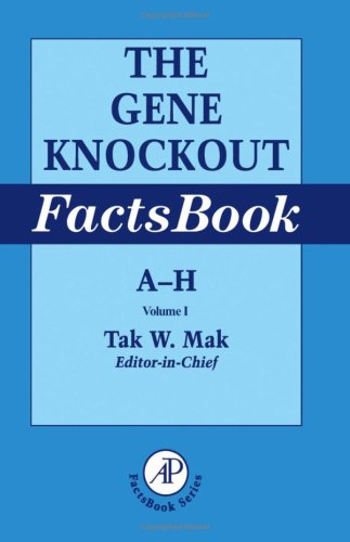 9780124660458: Gene Knockout Facts Book a to H