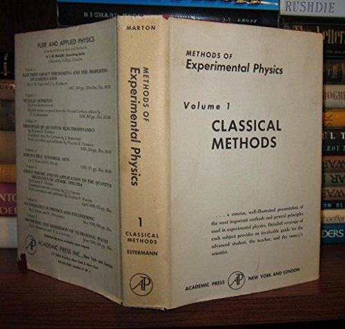 9780124759015: Classical Methods, Volume 1 (Methods in Experimental Physics)
