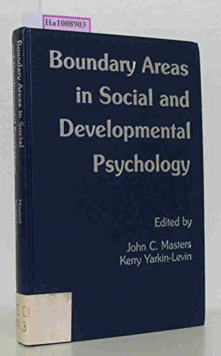 Imagen de archivo de Boundary Areas in Social and Developmental Psychology a la venta por Better World Books