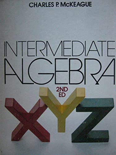 Stock image for Intermediate algebra for sale by HPB-Red